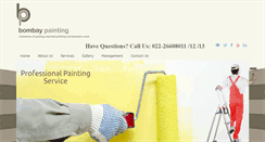 Desktop Screenshot of bombaypainting.com
